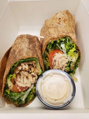 Chicken Ceasar Wrap (no croutons)