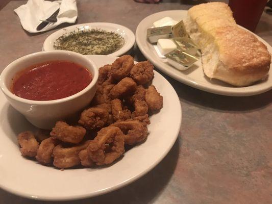 That is the best calamari I have ever had. When folks say "best", you know "one of the". But in this case, "the best calamari we ever had".