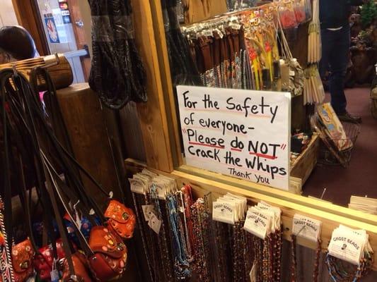 Please do not crack the whips