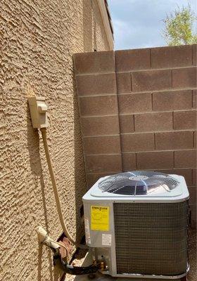 Brand new 2 ton Carrier A/C unit