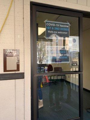 COVID clinic on Terry Ave side of the hospital