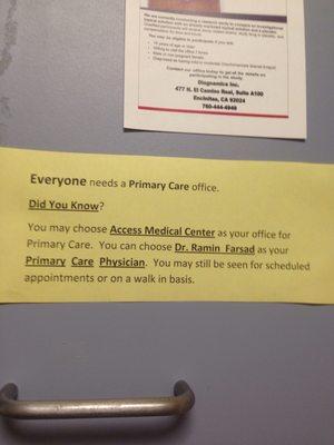 Urgent care or primary care office? You decide.