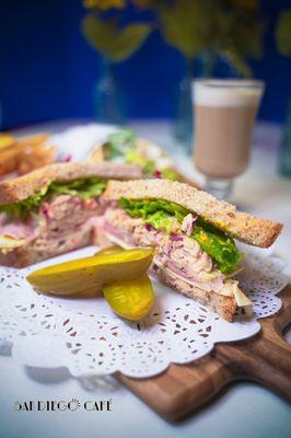 Food photography, professional lighting, Sandewich