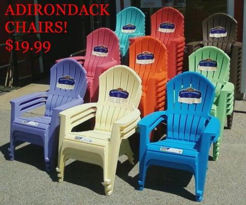 Adirondack chairs for summer!