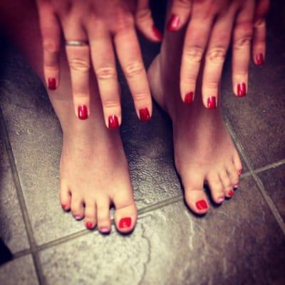 Valentines Mani/pedi