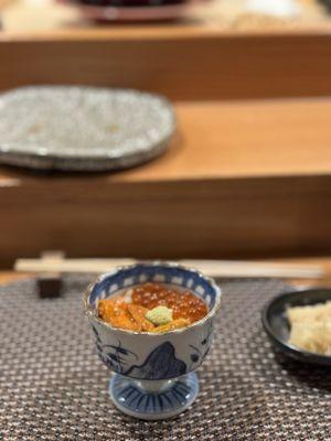 Ikura, Uni, rice bowl