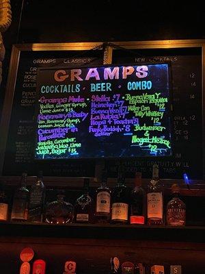 Happy hour specials