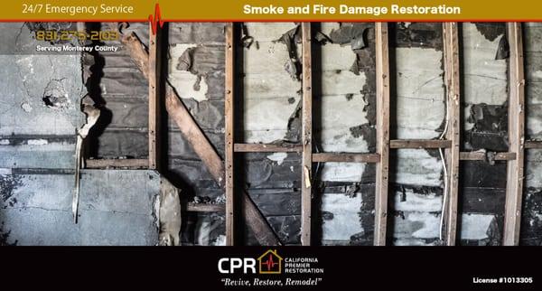 Smoke and Fire Damage Restoration