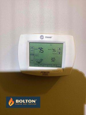 Room Thermostat Checking by Bolton Plumbers, HVAC, Fireplaces Call (770) 674-6868