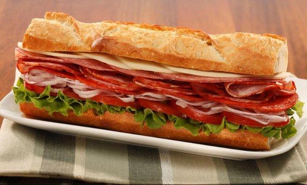 Boar's Head Grande Pepperoni with Hot Dry Capocollo, Genoa Salami, and Picante Provolone Cheese for a comforting and classic Italian sub.