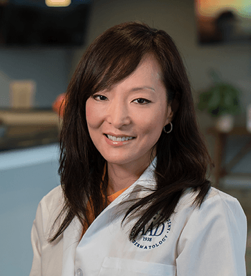 Dr. Sunny Chun, DO is a board-certified dermatologist and fellowship-trained pediatric dermatologist.