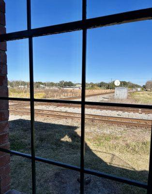 Train viewing platform