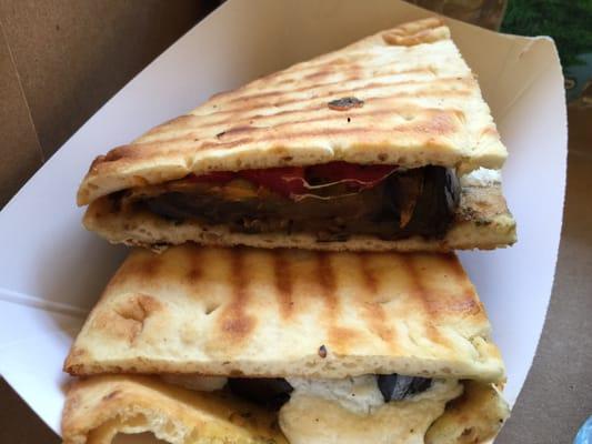 Vegetable panini