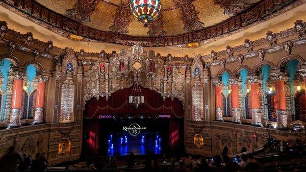 Inside the theater - the stage!