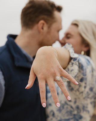 Our radiant cut engagement ring from Iowa diamond