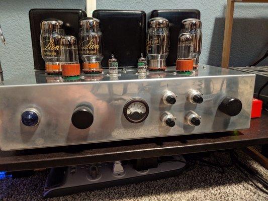 Stereo tube amp