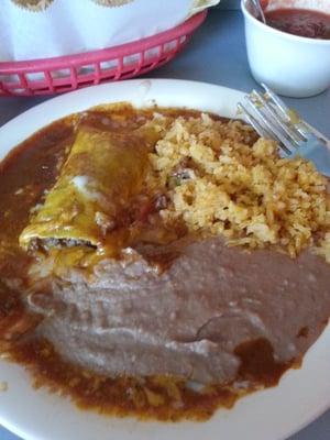 Kids Enchilada plate