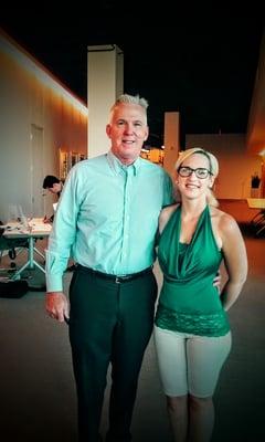 Mr. Andy Knott (Five Star Rated Ethics Instructor) & Assistant Molly, at our last Schaumburg Ethics Classroom!