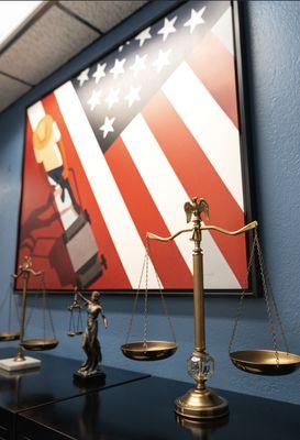 Wall Picture, The Cruz Law Office San Diego