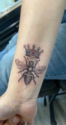 My Queen Bee tattoo