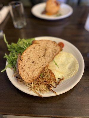 Fried Egg Plate + sourdough