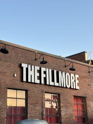 Entrance of the Fillmore