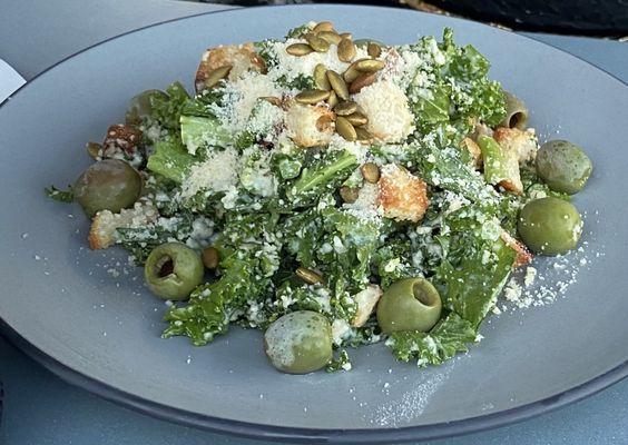 Kale Caesar salad.