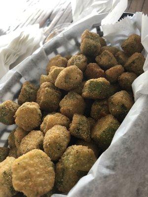 Fried okra