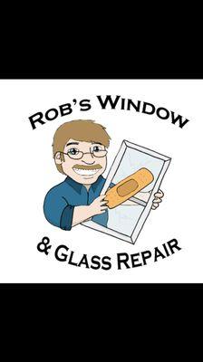 Rob's Window and Glass Repair's logo created by Allyse Cabose.