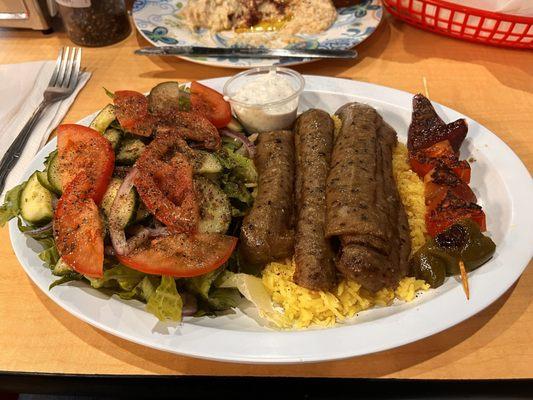 Gyro platter.  Very good!