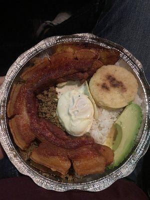 Bandeja Paisa con Carne Molida