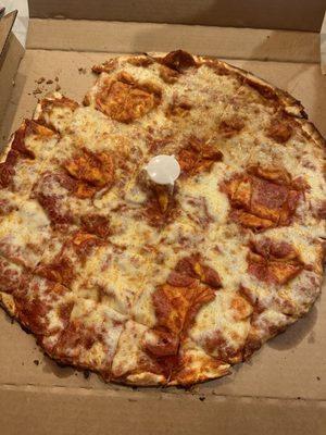 Half pepperoni pizza XL