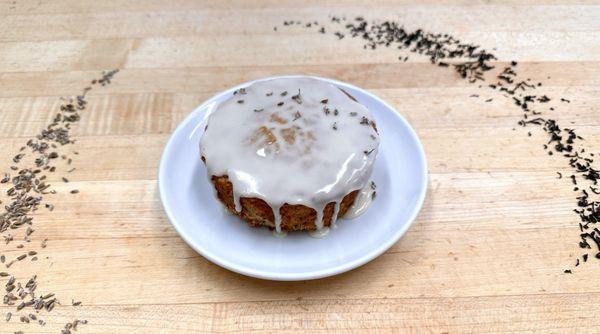 Earl Gray Cake with Vanilla glaze