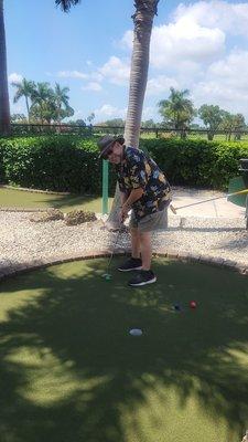 Just puttering around here at Palmetto Mini Golf!