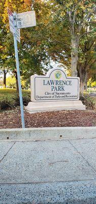 Signage at the park