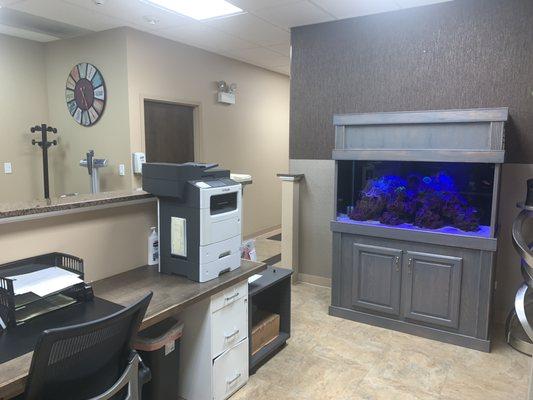 Clinic front desk area