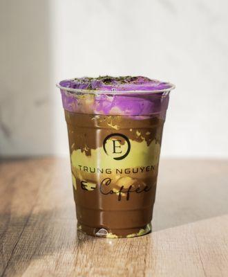 Ube Matcha Coffee