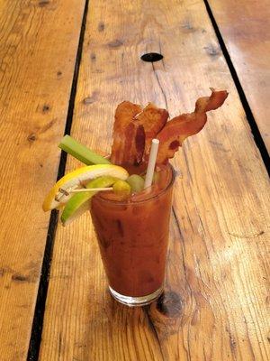 A spicy bloody Mary, yum.