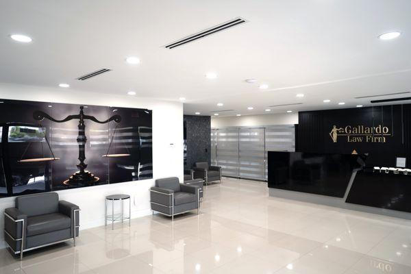 Gallardo Law Firm
 front desk, Lobby