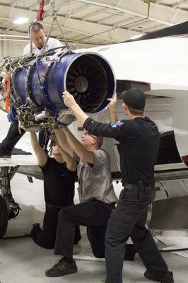 Beechjet engine change - Constant Aviation