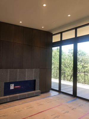 MONTAGE Project in Healdsburg. Custom Hoe with Trim-less Fixtures and Level 5 Smooth Wall Finish. We completed over 20 houses in Healdsburg.