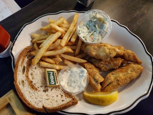 Blue Gill fish fry