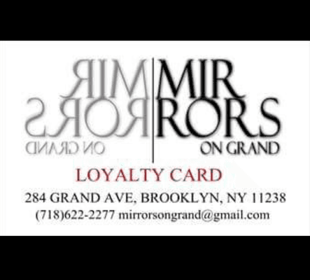 Mirrors On Grand loyalty card