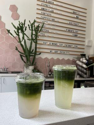 Matcha lemonade