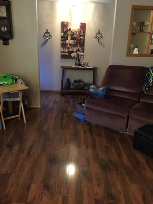 My beautiful laminate floors.