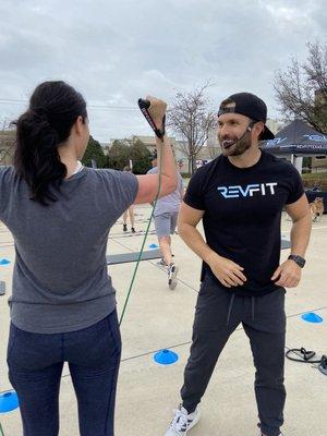 Free outdoor pre-launch classes (new studio opening inside soon!)