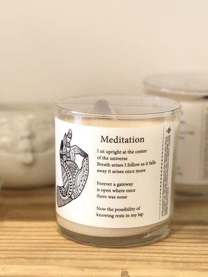 Body massage candles. Amethyst stone included inside candle.