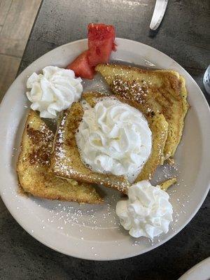 French toast that comes with the Hunter.