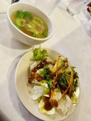 Soup and salad!