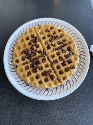 Chocolate chip waffle